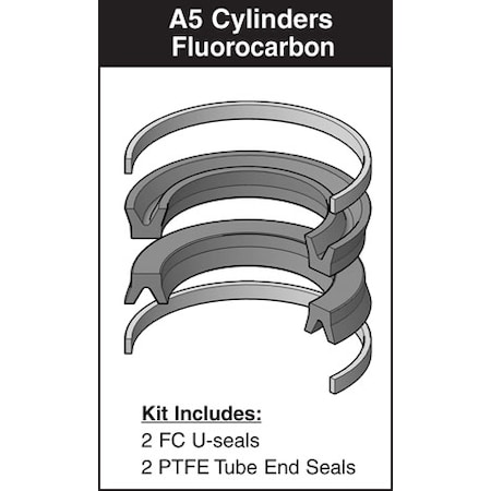 Hydro-Line - After Market Parts Hydraulic Cylinder Repair Kit- 5 Piston Kit A5-512-10V